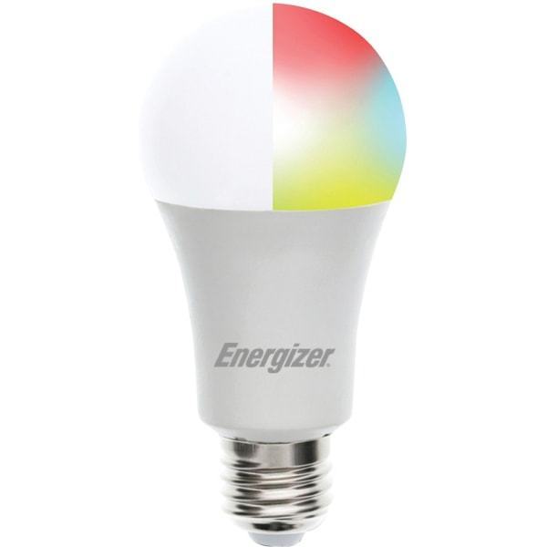 lot 410058 image: Energizer Smart Wi-Fi Multi-Color and Single White LED Light Bulb A19 Shape E26 Base
