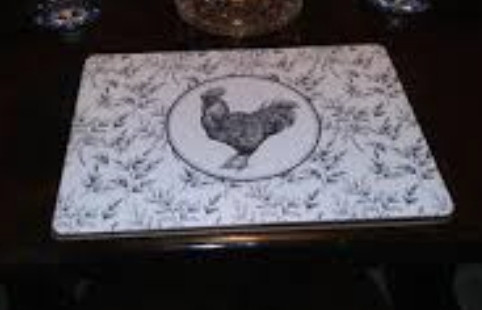 lot 410121 image: Retail - $26.86 Mikasa Living Set of 4 Hard Placemats