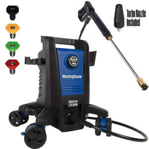 lot 30298 image: Westinghouse 2050 Max PSI Electric Pressure Washer 1.76-GPM Soap Tank 5 Nozzles
