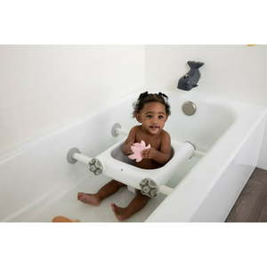 lot 30300 image: Regalo Bath Seat 4 Secure Extending Arms for Stability Universal Use