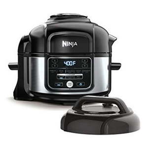 lot 30313 image: Ninja Foodi 9 in 1 Pressure Cooker and Air Fryer with Nesting Rack Silver