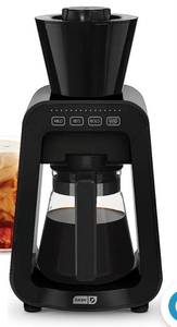 lot 30318 image: DASH Rapid Cold Brew Maker with VacuPress�� Technology with Glass Carafe for 40 Ounces of Instant Fresh Cold Brew Coffee or Iced Tea