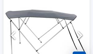 lot 30352 image: Bimini Top 4 Bow Bimini Top Kit (W 79 - 91) (H 52) (L 95)