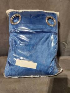 lot 30397 image: BLUE BLACKOUT CURTAINS SIZE UNKNOWN