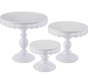 lot 30411 image: TOPZEA Set of 3 Cake Stands White