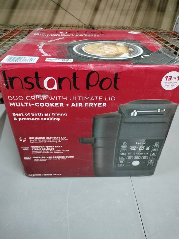 Instant - Duo Crisp with Ultimate Lid Multi-Cooker + Air Fryer, 6.5 Quart