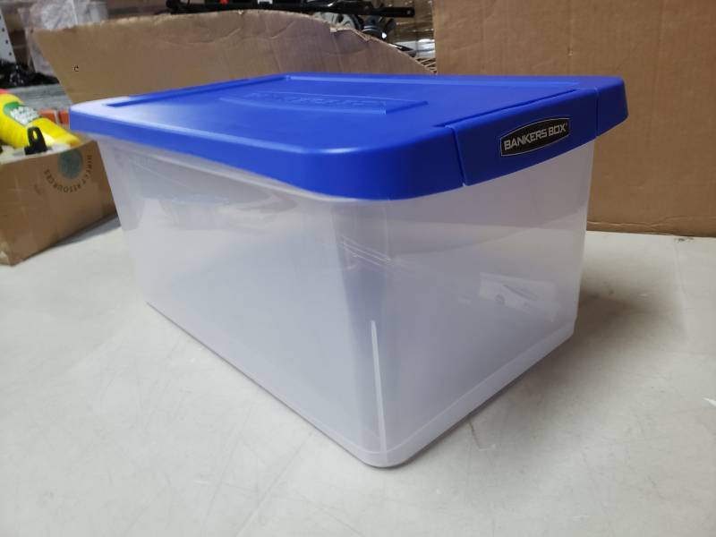 Bankers Box Heavy Duty Plastic File Storage