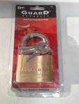 Solid Brass Padlock  - Guard Security 627 with 2-1/2-Inch Standard Shackle