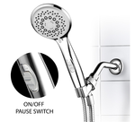 HotelSpa High-Power Spiral 7-Setting Ultra-Luxury Handheld Shower-Head with Patented ON/OFF Pause Switch by Top Brand Manufacturer