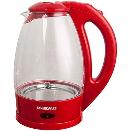 Farberware electric kettle sales glass