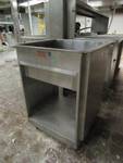 Stainless Tray Elevator Cart On Casters