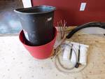 Lot of Water Filtering System, Trash Can and Planter