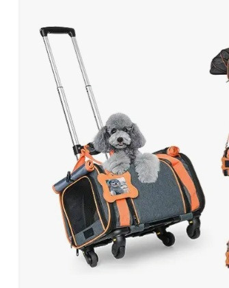 Airline Approved Cat Carrier for Small Dogs,Expandable Pet Carrier