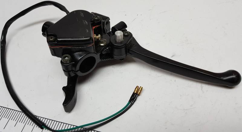lot 6991 image: ATV 4 wheeler dual brake cable right handle bar mounted throttle cable lever