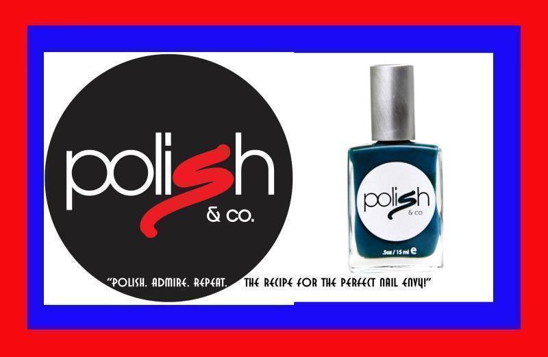 lot 9222-4 image: A complete gift set of 3 full size bottles of the Polish and Co. nail polish in 3 different exotic colors.