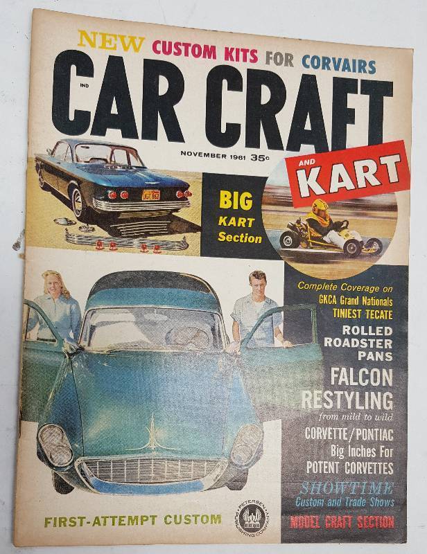 lot 7218 image: November 1961 Car Craft magazine with fun to read the articles and look at the advertising in it