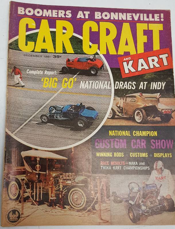 lot 7221 image: December 1961 Car Craft magazine with fun to read the articles and look at the advertising in it