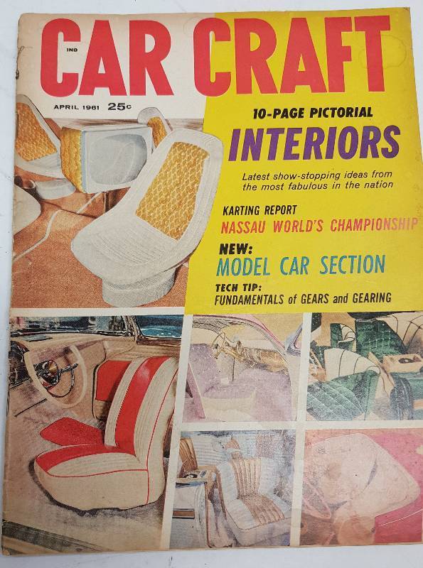 lot 7226 image: April 1961 Car Craft magazine with fun to read the articles and look at the advertising in it