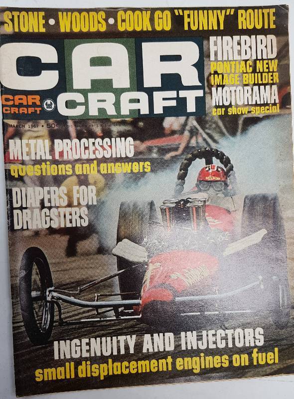 lot 7247 image: March 1967 Car Craft magazine with fun to read the articles and look at the advertising in it