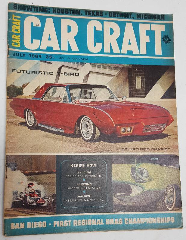 lot 7251 image: July 1964 Car Craft magazine reminisce of your early car interest with this