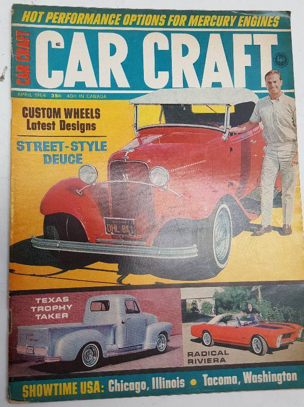 lot 7253 image: April 1964 Car Craft magazine reminisce of your early car interest with this