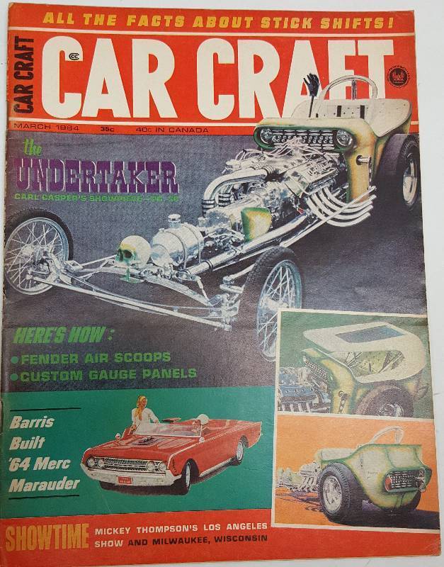 lot 7255 image: March 1964 Car Craft magazine reminisce of your early car interest with this