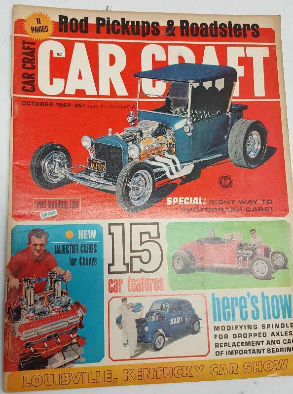 lot 7256 image: October 1964 Car Craft magazine reminisce of your early car interest with this