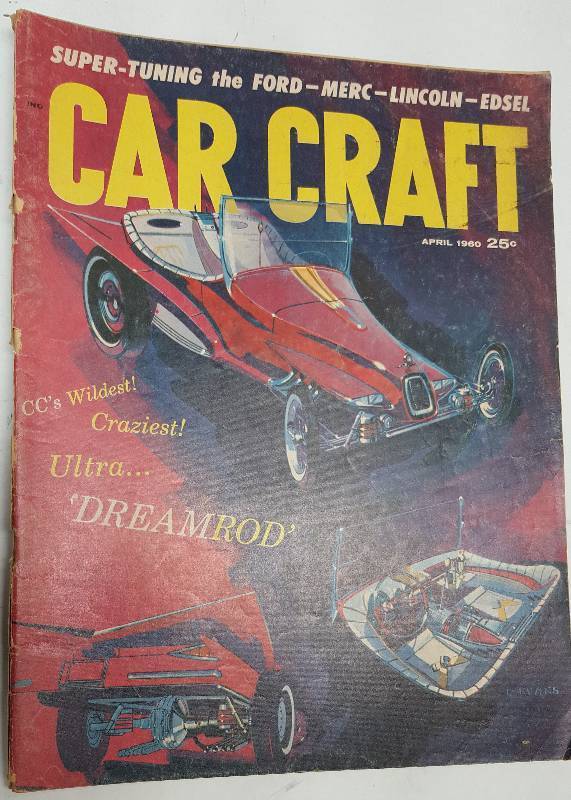 lot 7258 image: April 1960 Car Craft magazine with fun to read the articles and look at the advertising in it