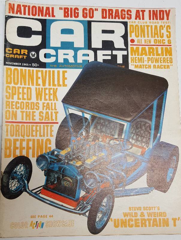 lot 7274 image: November 1965 Car Craft magazine with fun to read the articles and look at the advertising in it