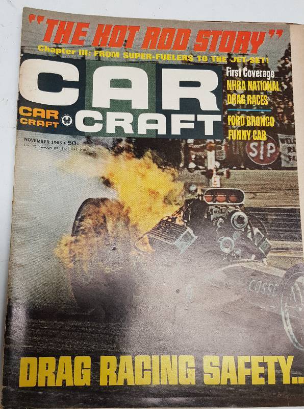 November 1966 Car Craft magazine with fun to read the ...