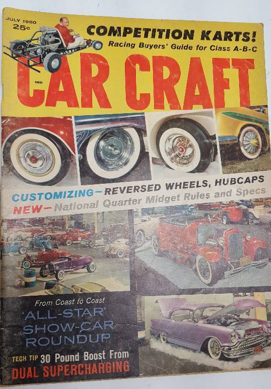 lot 7288 image: July 1960 Car Craft magazine with fun to read the articles and look at the advertising in it
