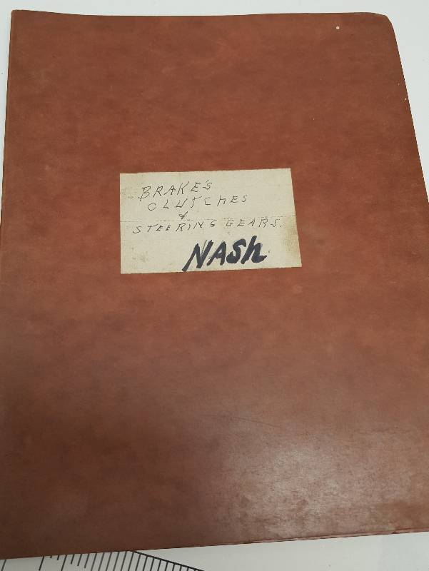 lot 7306 image: A real Nash car lover put this service manual together for his own shop it looks like to me