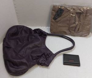 lot 39398 image: Purses, 1 is New still in bag, and Hilfiger New Wallet