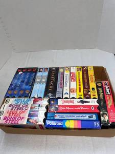 lot 39481 image: 22 VHS tapes includes (Superman collection, titanic, Harry Potter)