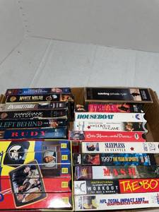 lot 39482 image: 21 VHS tapes