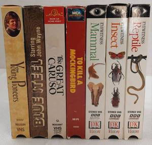 lot 39485 image: 7 VHS tapes