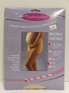 lot 39656 image: Gabriella Maternity Collection, Size P, Style 260 (Sheer) Medium Compression, 18-20 mmHg, Nude. $24.95 List