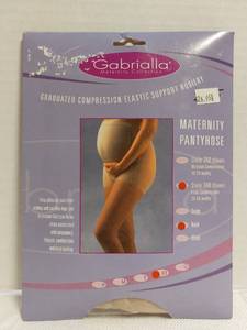 lot 39658 image: Gabriella Maternity Collection, Size XT, Style 340 (Sheer) Firm Compression, 20-30 mmHg, Nude. $26.95 List