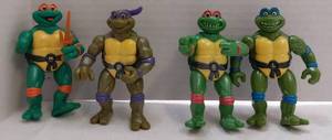 lot 39548 image: Teenage Mutant Ninja Turtles Action Classic Collection Toon Turtles 4-Pack