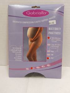 lot 39651 image: Gabriella Maternity Collection, Style 340 (Sheer)Firm Compression, 20-30 mmHg, MediumSize M, Black