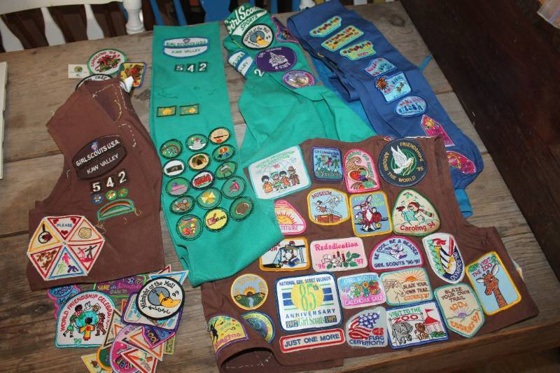 Vintage Girl Scout Patches, Vests and More, Vintage Toys, Action Figures,  Disney, Tools, Antiques, Beer Signs, Collectible, Western Magazines,  Furniture and SO MUCH MORE!!