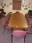 Awesome Conference Table with 10 chairs 12ft