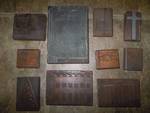Antique Brass Religious Printing Plates / Stamps