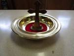 Communion Plate and Metal Cross