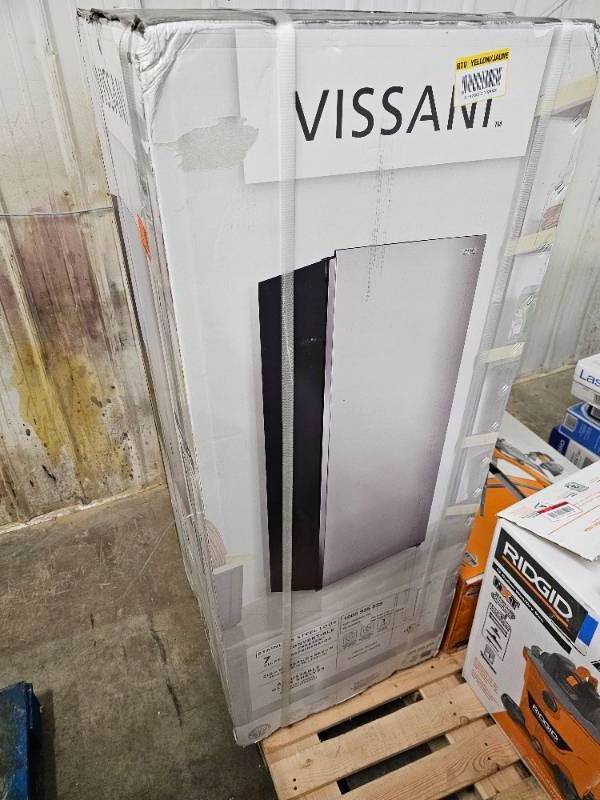 Vissani 21.6 in. 7 cu. ft. Convertible Upright Freezer