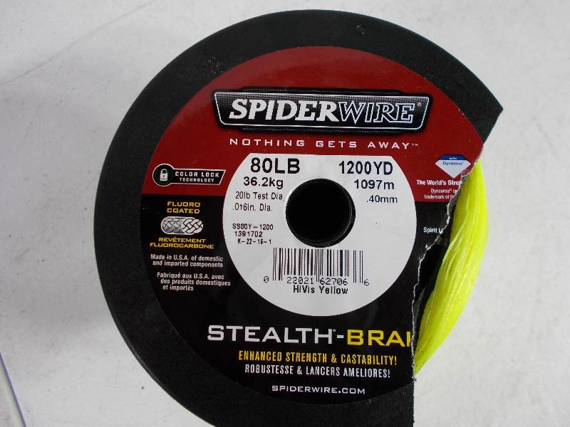 lot 4692 image: Spider Wire Fishing Line