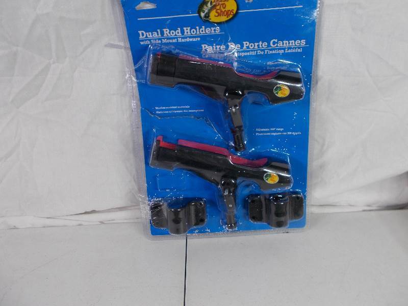 lot 4675 image: Bass Pro Rod Holders