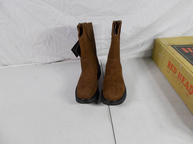 lot 4688 image: Wolverine Slip On Work Boots