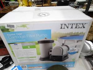 lot 30377 image: Open Box - Intex Pool Filter
