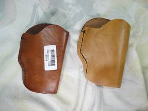 lot 30379 image: 2 Leather Pistol Holsters